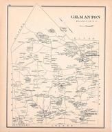 Gilmanton, New Hampshire State Atlas 1892 Uncolored